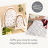 Gather & Knot Drawstring Gift Bags, 20" Large & 12" Small, Premium Canvas Reusable Fabric Wrap for Celebrations