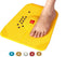 Acupressure Reflexology Magnetic Therapy Power Pain Relief Mat Set by ACi, Yellow, 30 x 30 x 7 cm