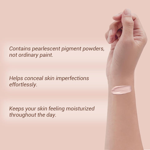 BB Moisturizing Cream with Hyaluronic Acid and Vitamin E, Daily Oil-Free Moisturizer for Dry Skin, Fragrance Free,