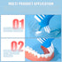 3Pcs Denture Toothbrush Set, Double Heads Portable Cleaning Tool for Oral Care