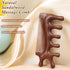 Zoolinn Natural Sandalwood Massage Comb Multi-Area Massage for Hair, Head, Face, Neck, and Body, Meridians Tool