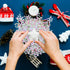 100 Grams Basket Filler Paper Shred, Sparkly Iridescent Film PP Hamper Shreds for DIY Gift Wrapping