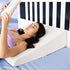 Silverback Wedge Pillow 7.5" Wedge Pillow for Acid Reflux - Dr. Recommended Height, Luxurious 2"