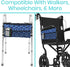 Vive Walker Bag, Water Resistant Accessories Pouch for Wheelchair, Lightweight Caddy Attachment for Seniors.