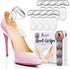 Ballotte Premium Silicone Heel Pads for Shoes, Soft Heel Grips for Big Shoes, 8-Pack (Double Cushioned)