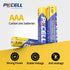 PKCELL AAA Batteries 3A R03P UM4 - 1.5V Carbon Zinc Single Use Batteries for LED Candles, Remote Controls (40-Count)