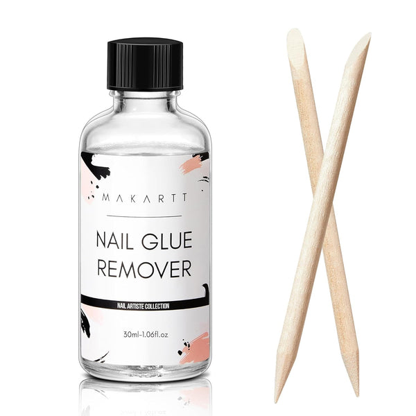 Makartt Nail Glue Remover for Press on Nails, 30ML Easy Removal Debonder for Nail Tips