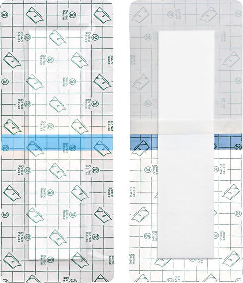 Hola Health 14 Pcs Waterproof Shower Protector Bandage 4"x10" for Post Knee Replacement Hip