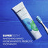SuperTeeth Whitening Nano Hydroxyapatite Toothpaste, Remineralizing Fluoride-Free Toothpaste with Xylitol, Freshens