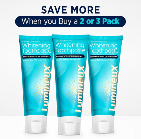 Whitening Toothpaste, 3 Pack