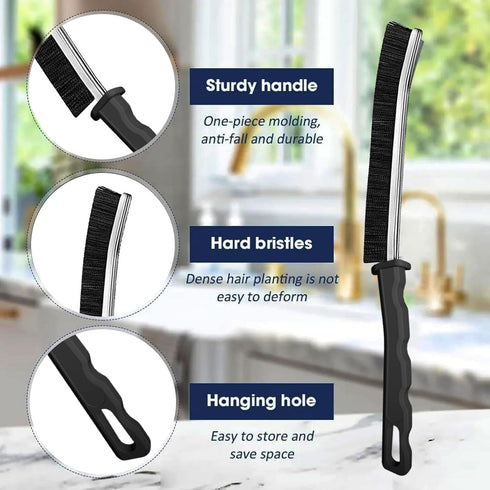 Crevice Cleaning Brush, New Multifunctional Tool for Bathroom, Home, Kitchen, Vehicle, Faucets, Toilet (6 Pcs)