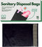 Sanitary Disposal Bags (Single Pack x 15 Bags) Bio-Based PLA, Leak-Proof &