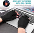 Copper Arthritis Gloves for Women Men, Fingerless Breathable & Moisture Wicking Compression Gloves for Joint Support