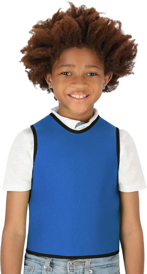 Small Blue Sensory Compression Vest for Deep Pressure