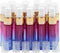 14Pcs 10ml Rose Blue Gradient Color Spray Bottles, Glass Vials for Perfume, Refillable Makeup Travel Fine Mist Sprayer