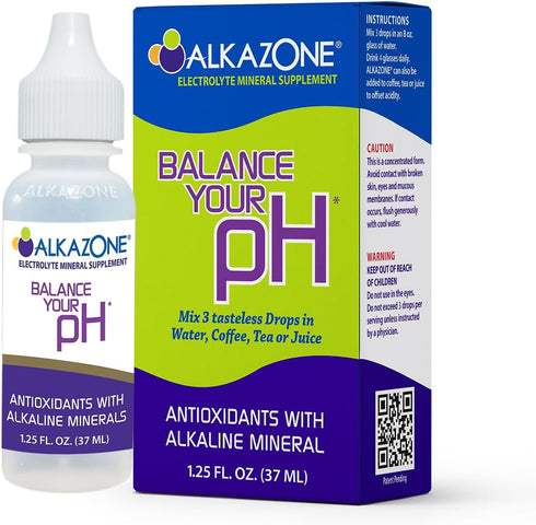 Alkazone Balance Your pH, Antioxidants Alkaline Mineral Drops, 1.25 Oz Pack