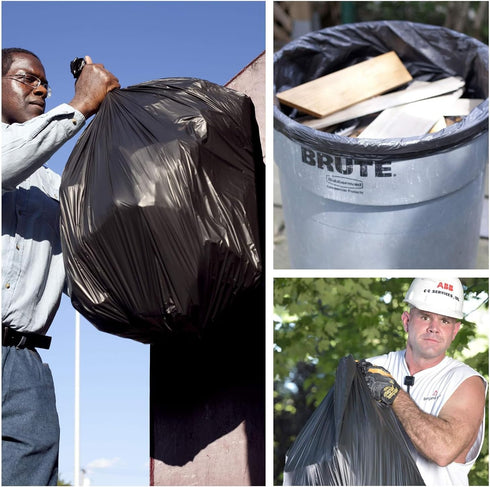 RL-3036XH 20-30 (100 Count) 30" 36" 1.5 Commercial, Aluf Plastics - Gallon Trash Can Liners - x - Thick MIL Equivalent