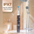 SEAGO Rotating Electric Toothbrush, 8 Brush Heads, 5 Modes, Rechargeable, IPX7 Waterproof, 2 Min Timer, Black