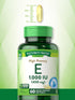 Nature's Truth Vitamin E Softgels, 1000 IU, 60 Count, Non-GMO & Gluten Free Supplement