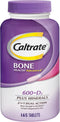 Caltrate 600 Plus D3 Plus Minerals Calcium and Vitamin D Supplement Tablets, 165 Count for Bone Health