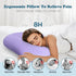MIMCAT Cloud Contour Memory Foam Pillow Ergonomic Design for Sleeping Comfortably and Reducing Snoring Neck