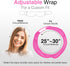 LotFancy Face Ice Pack Wrap with 4 Reusable Hot Cold Therapy Gel Packs for TMJ, Wisdom Teeth Pain Relief (Pink)
