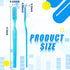 Adult Pre-Pasted Disposable Toothbrushes, Travel Toothbrushes with Toothpaste, Bulk Mint Toothbrushes, 100 Pcs