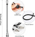Pack 8 of Pcs Adjustable Napkin Clip Lanyard Neck Strap Bib Clips Lanyard for Elderly/Adult/Baby