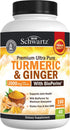 Turmeric Curcumin and Ginger 2000mg - 160 Capsules for Joint & Immune Support, Gluten-Free, Non-GMO
