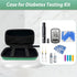 Diabetic Supplies Travel Case, Organizer for Diabetes Testing Kit, Blood Glucose Monitor Kit (Case Only) (Green)