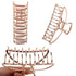 VinBee 3 PACK Large Metal Hair Claw Clips, Hair Catch Barrette Jaw Clamp for Women (4.13 inch)