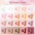 ROSALIND Poly Nail Gel Kit - 20 Colors + 76 Nail Art Accessories | Clear Nude Poly Nails Gel Kit Starter with Mini UV