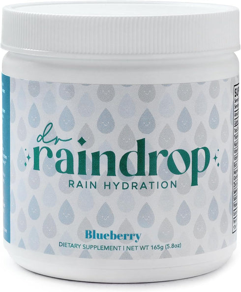 Electrolytes Powder, Blueberry Flavor - No Added Sugar Hydration Drink Mix, Gluten Free with Potassium Citrate