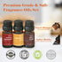 Set, Autumn & Halloween Fragrance Oils AmaKane Fragrance Oil for Candle Making, Aromatherapy Essential Oils