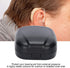 Hearing Aid Case, Hard Pocket Size Waterproof Travel Storage Box for Kids, Adults, Seniors, Black