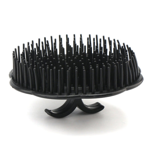 Segbeauty Men's Shampoo Brush, 4pcs Scalp Massage Brushes, Plastic Growth Beard Brush & Round Palm Brush