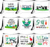 Skylety 9 Pieces Golf Gift Cosmetic Bags - Golf Makeup Pouch Organizer Case for Golfer Team Ladies