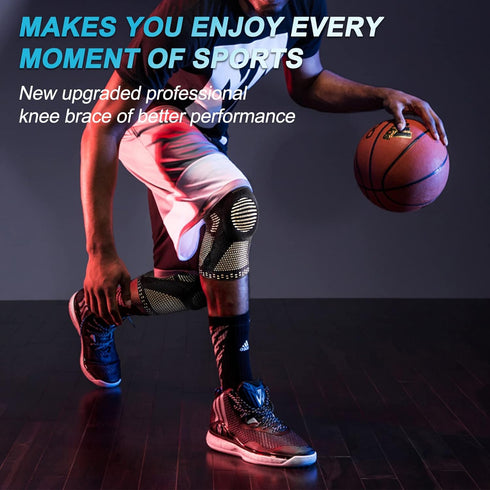 NEENCA Copper Knee Brace for Knee Pain, Knee Support with Patella Pad & Side Stabilizers, Compression Knee Sleeve