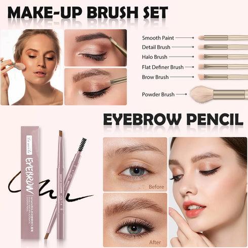 All in One Makeup Kit for Women, Full Basic Cosmetics Set for Beginners & Professionals, Makeup Gift Set for Girls