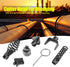 7Pcs Combination Cutter Head Set for Drain Cleaner, 16mm Manganese Steel Blades, 6 Cutter Heads & 1 Key