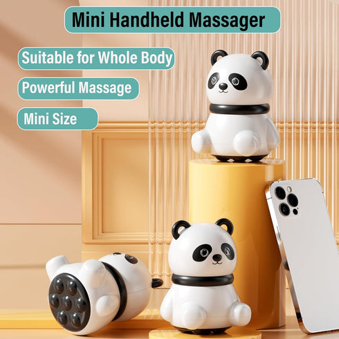 Mini Handheld Massager, Small Handheld Massager for Whole Body, Shoulders, Neck, Back, Leg, Pain Relief & Relaxation