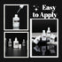 Tammy Taylor Brush On Nail Glue, Dry-Clear Gel for Press on Nails, Acrylics, Tips, Natural Breaks, UV/LED Curing Needed