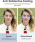 Cyxus Blue Light Glasses for Men and Women - UV Blocking, Reduce Eye Strain for Computer Screen, Model 8082