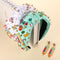 Teacher Headbands for Women, Pencil Printed Wide Knotted Headbands, Back To School Gifts (Pattern E)