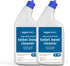 Amazon Basics Toilet Bowl Cleaner Cling Action Formula with Bleach, Fresh Scent, 24 Fl Oz, 2 Pack