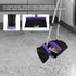 Set, 51" Set Set Broom with Dustpan Combo Household Dustpans and Broom, Standing Dust Pan for Home, Purple Cleaning