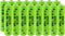 Rechargeable AAA Batteries NiMH 1.2V 1100mAh High Capacity for Home Devices (16 Pack)