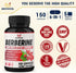 150 Capsules Berberine Supplement with Ceylon Cinnamon, Turmeric, Milk Thistle, Artichoke, and Black Pepper