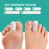 Welnove Gel Toe Cap and Protector, 12-Pack Aloe Vera Infused Silicone Toe Covers for Pain Relief