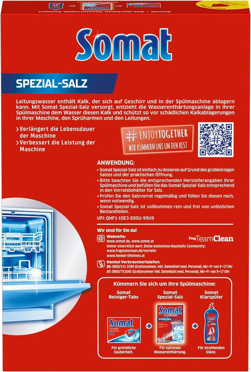 Somat 5 Dishwasher Salt (Case Lot of Boxes)